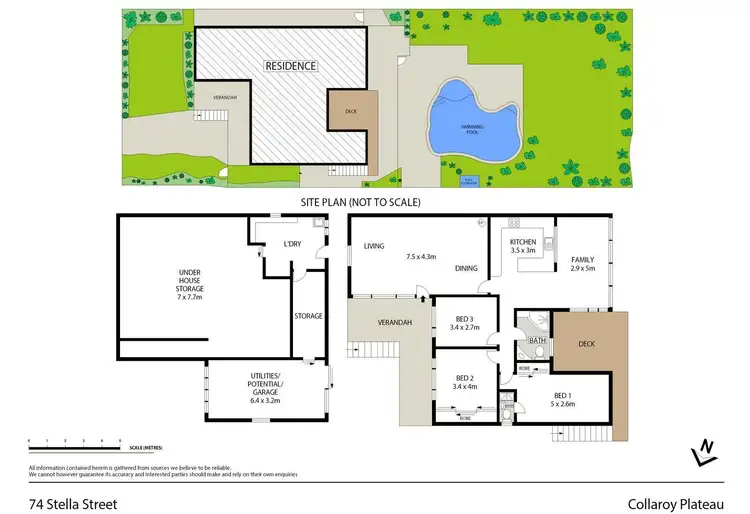Floorplan of Homely house listing, 74 Stella Street, Collaroy Plateau NSW 2097