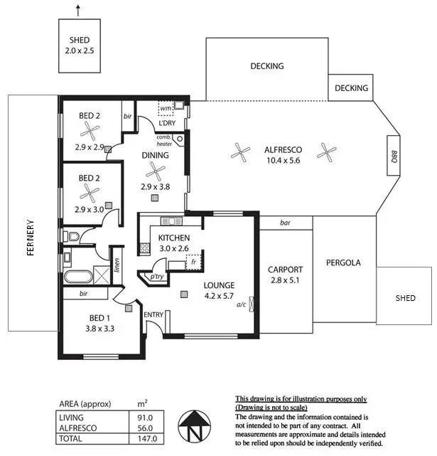 Floorplan of Homely house listing, 27 Barcelona Road, Noarlunga Downs SA 5168