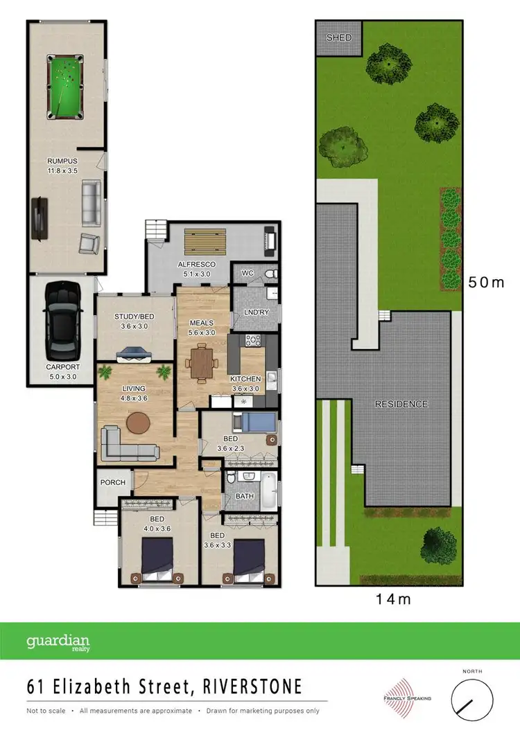 Floorplan of Homely house listing, 61 Elizabeth Street, Riverstone NSW 2765