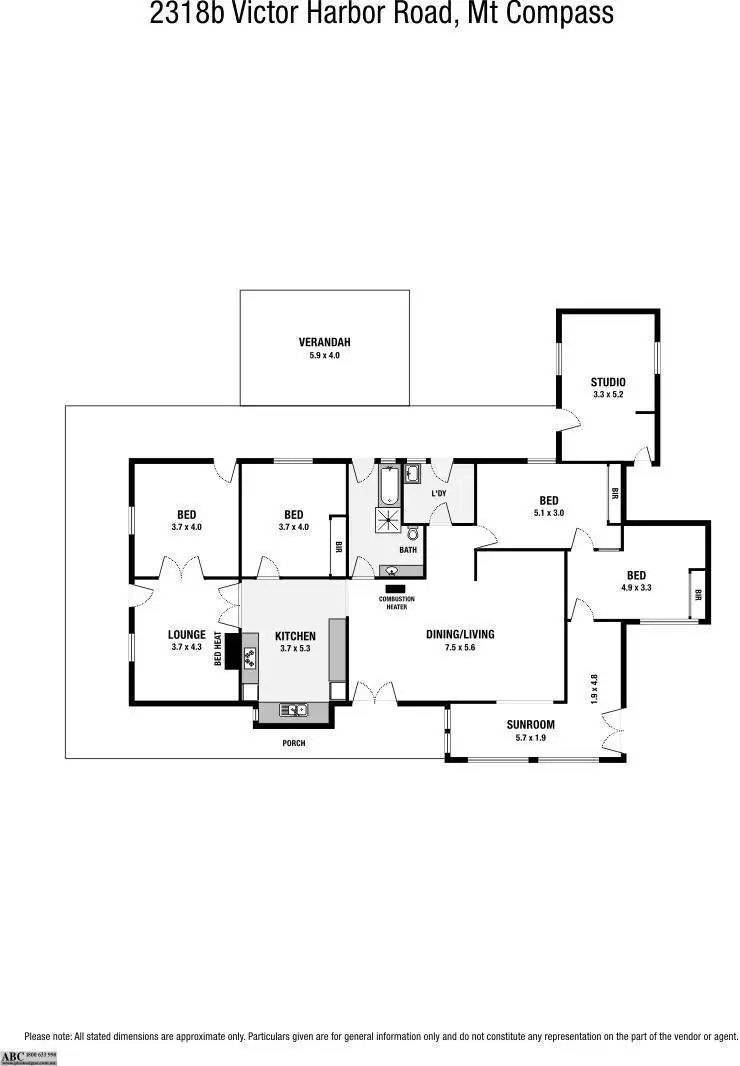 Floorplan of Homely house listing, 2318B Victor Harbor Road, Mount Compass SA 5210