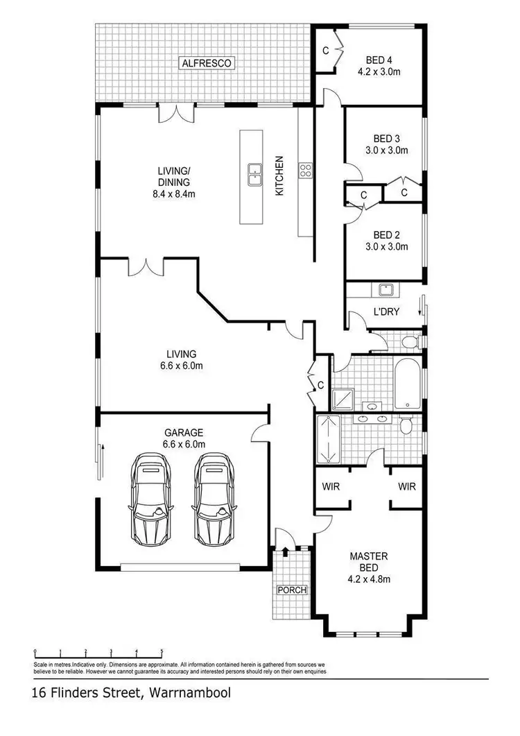 Floorplan of Homely house listing, 16 Flinders Street, Warrnambool VIC 3280