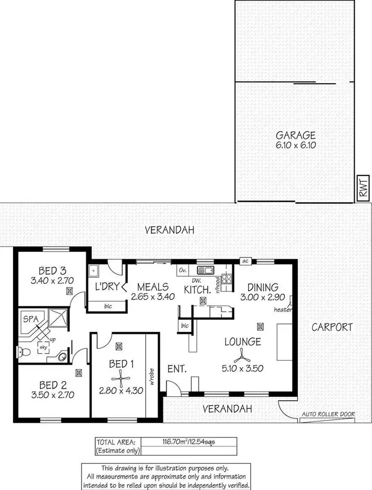 Floorplan of Homely house listing, 9 Wakefield Crescent, Redwood Park SA 5097