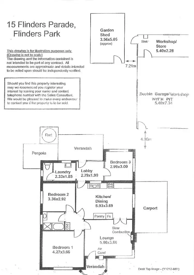 Floorplan of Homely house listing, 15 Flinders Parade, Flinders Park SA 5025