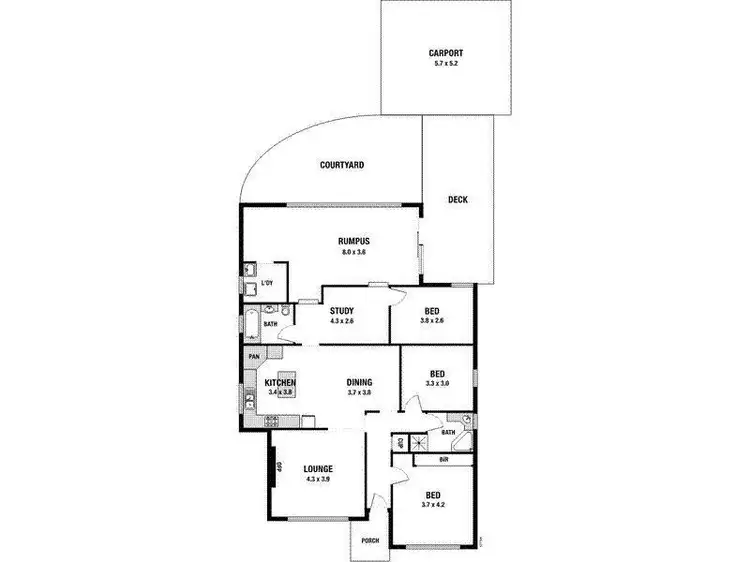 Floorplan of Homely house listing, 51 Arlington Street, Ringwood VIC 3134
