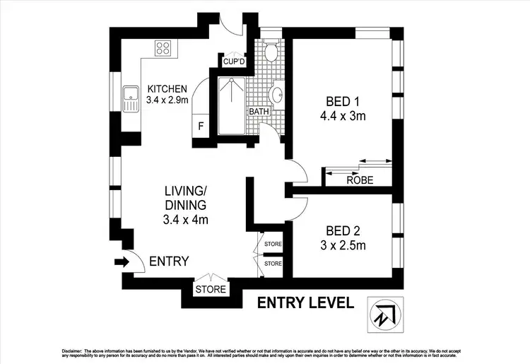 Floorplan of Homely apartment listing, 11/11a Oyama Avenue, Manly NSW 2095