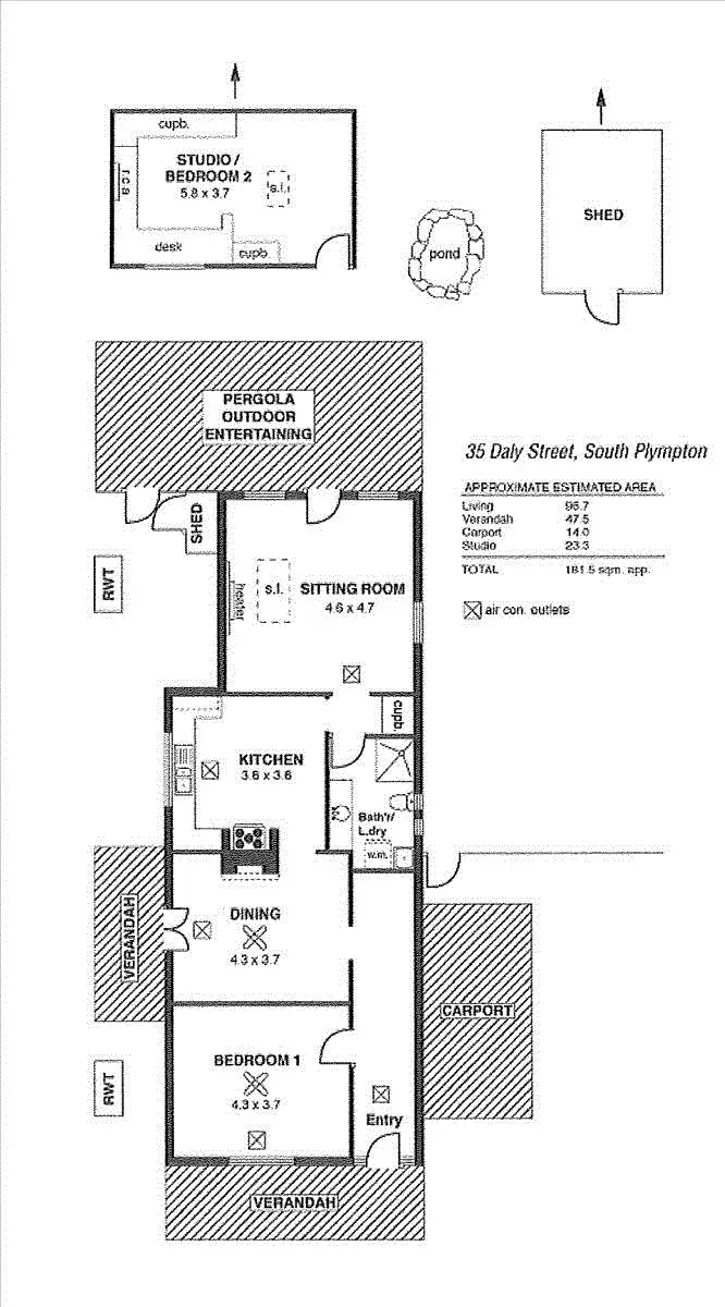 Floorplan of Homely house listing, 35 Daly Street, South Plympton SA 5038