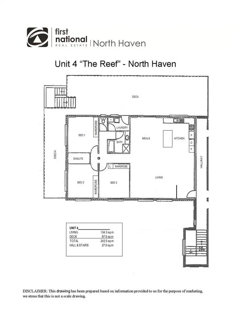Floorplan of Homely apartment listing, 4/615 Ocean Drive, North Haven NSW 2443