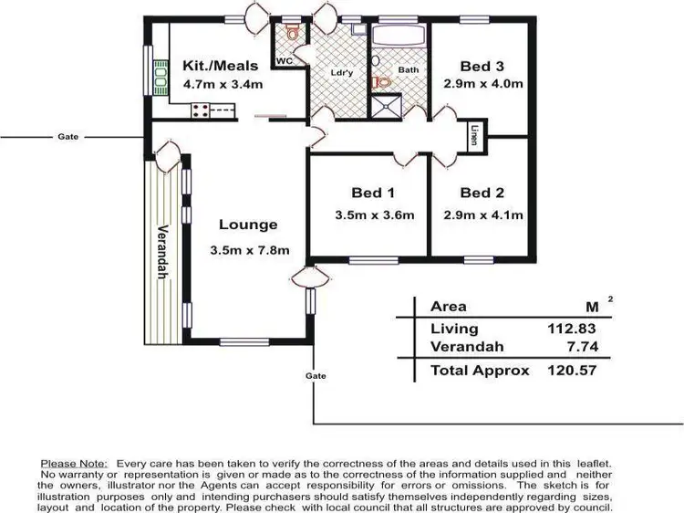 Floorplan of Homely house listing, 7 Huntingdale Road, Noarlunga Downs SA 5168