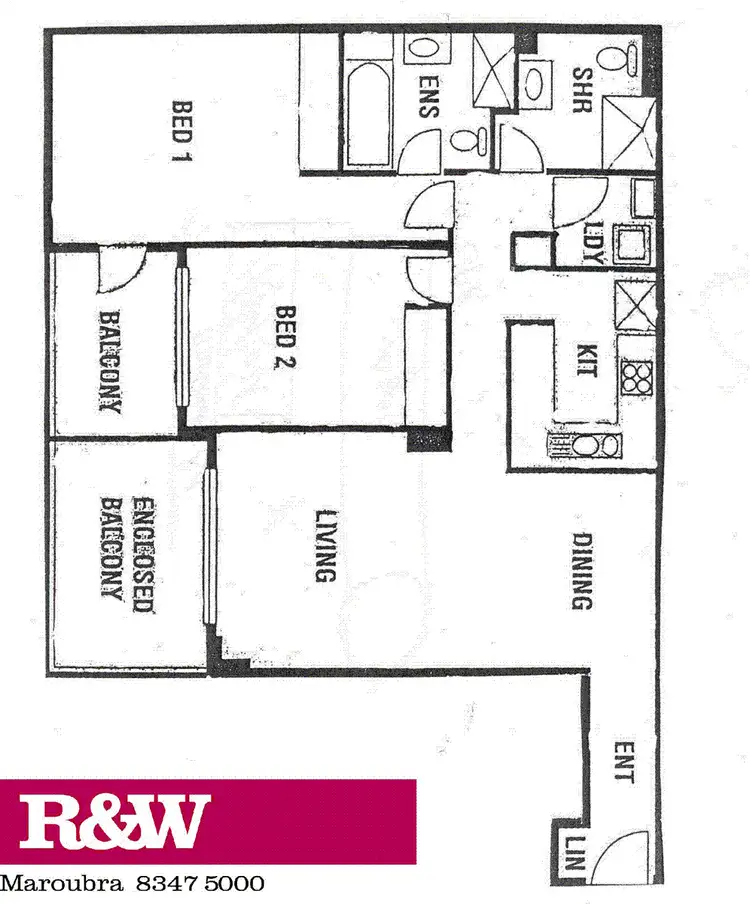 Floorplan of Homely apartment listing, 176/116 Maroubra Road, Maroubra NSW 2035