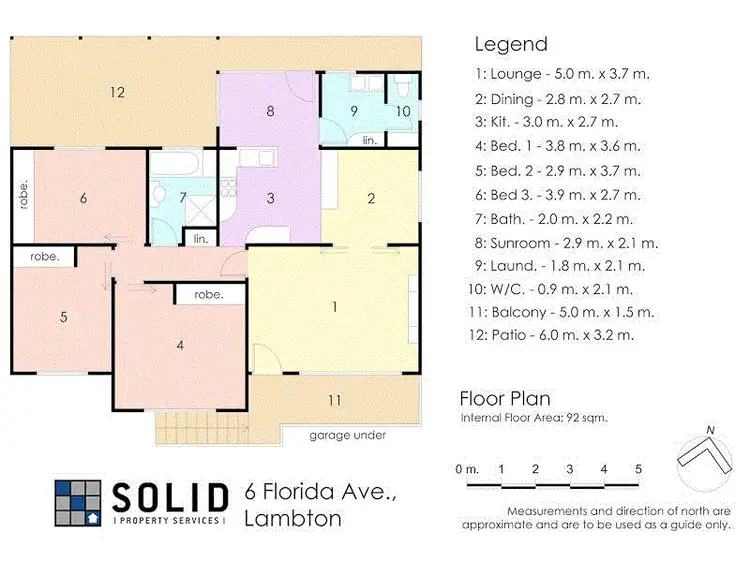 Floorplan of Homely house listing, 6 Florida Avenue, Lambton NSW 2299