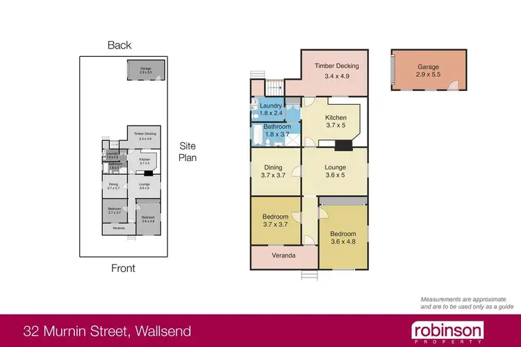 Floorplan of Homely house listing, 32 Murnin Street, Wallsend NSW 2287