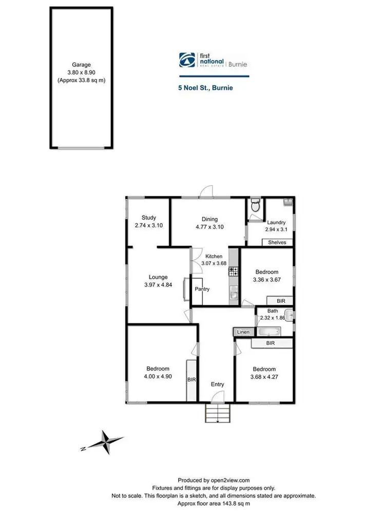 Floorplan of Homely house listing, 5 Noel Street, Parklands TAS 7320