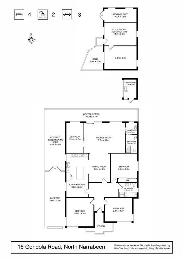 Floorplan of Homely house listing, 16 Gondola Road, North Narrabeen NSW 2101