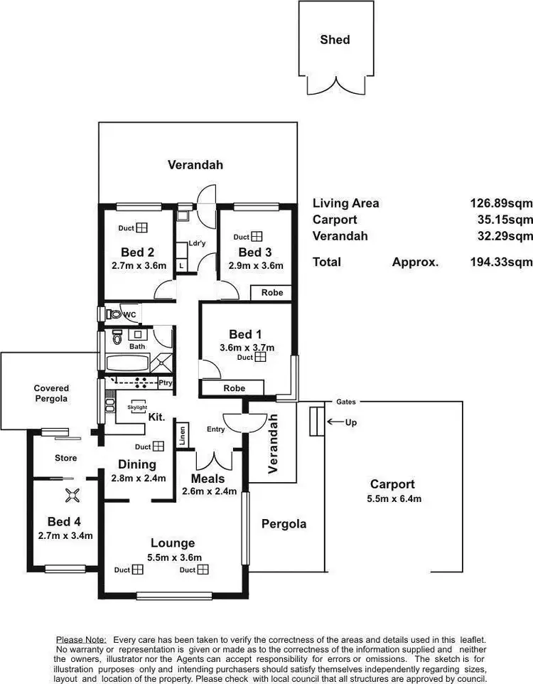 Floorplan of Homely house listing, 59 Milne Road, Ingle Farm SA 5098