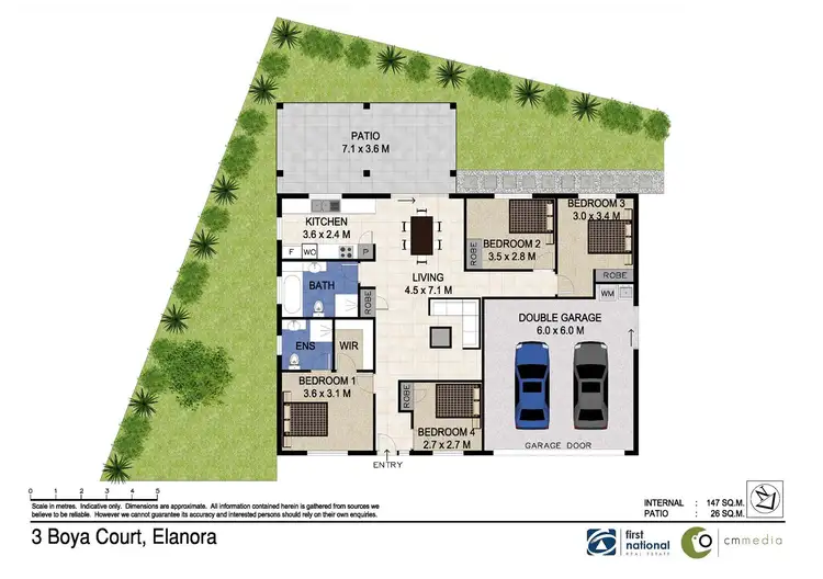 Floorplan of Homely house listing, 3b Boya Court, Elanora QLD 4221