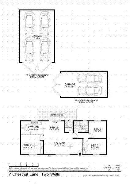Floorplan of Homely house listing, 7 Chestnut Lane, Two Wells SA 5501