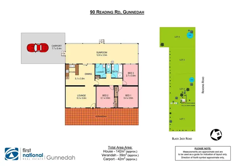 Floorplan of Homely house listing, Lot 2//90 Reading Road, Gunnedah NSW 2380