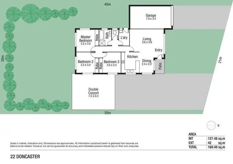 Floorplan of Homely house listing, 22 Doncaster Way, Mount Louisa QLD 4814