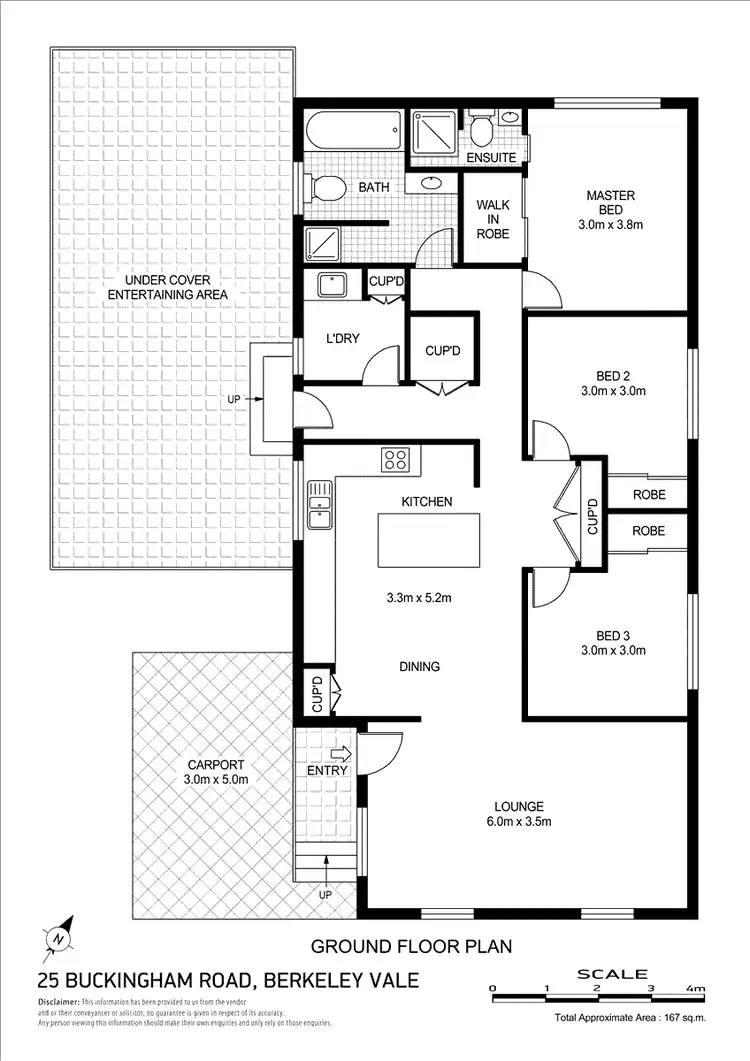 Floorplan of Homely house listing, 25 Buckingham Road, Berkeley Vale NSW 2261