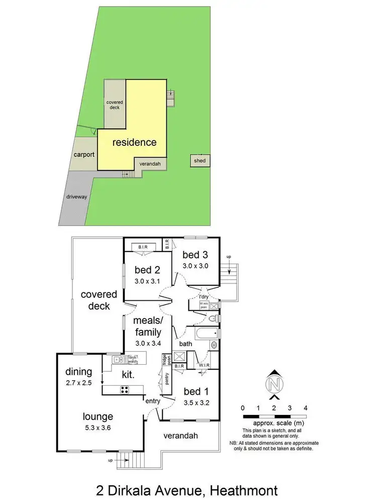 Floorplan of Homely house listing, 2 Dirkala Avenue, Heathmont VIC 3135