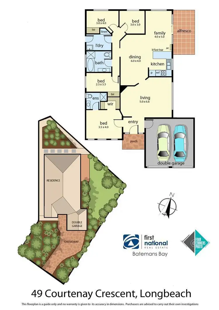 Floorplan of Homely house listing, 49 Courtenay Crescent, Long Beach NSW 2536