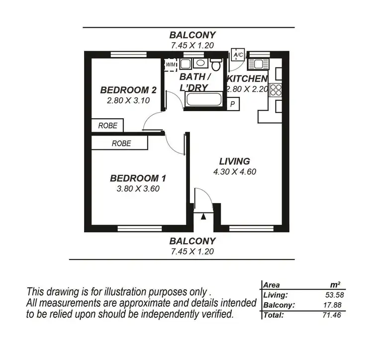 Floorplan of Homely unit listing, 6/24 Broughton Avenue, Kurralta Park SA 5037