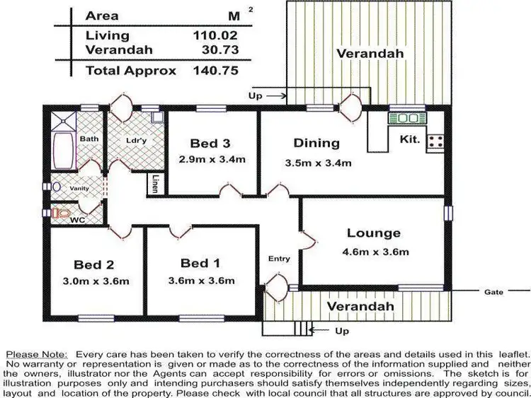 Floorplan of Homely house listing, 21 Birchenough Road, Huntfield Heights SA 5163