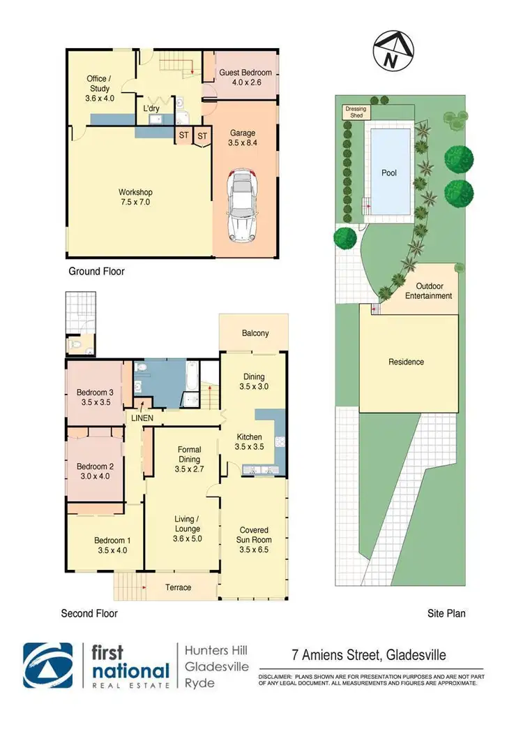 Floorplan of Homely house listing, 7 Amiens Street, Gladesville NSW 2111