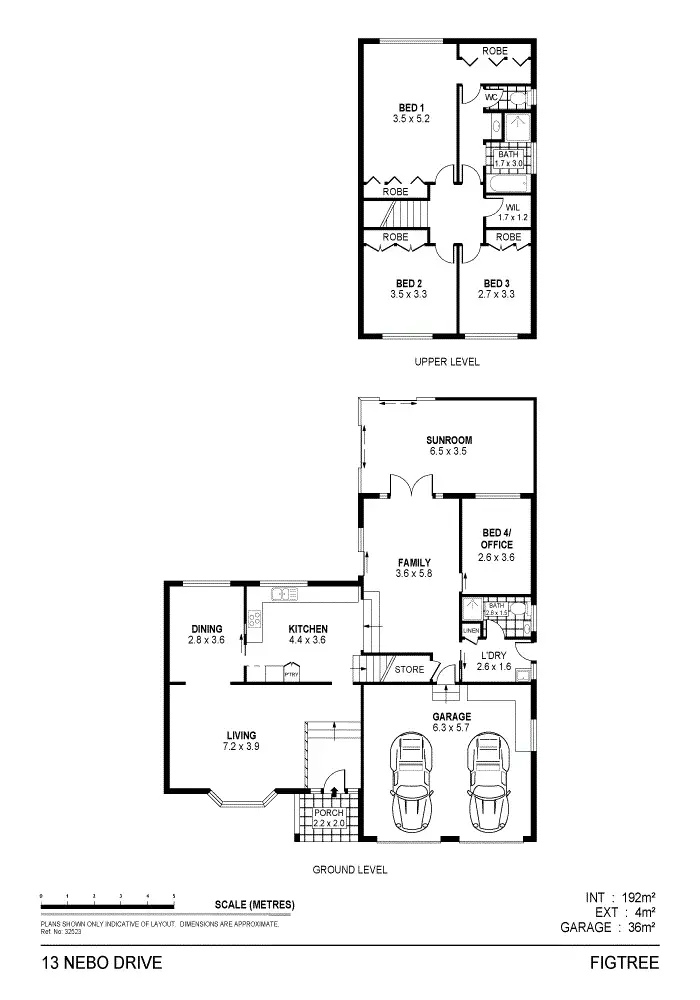 Floorplan of Homely house listing, 13 Nebo Drive, Figtree NSW 2525