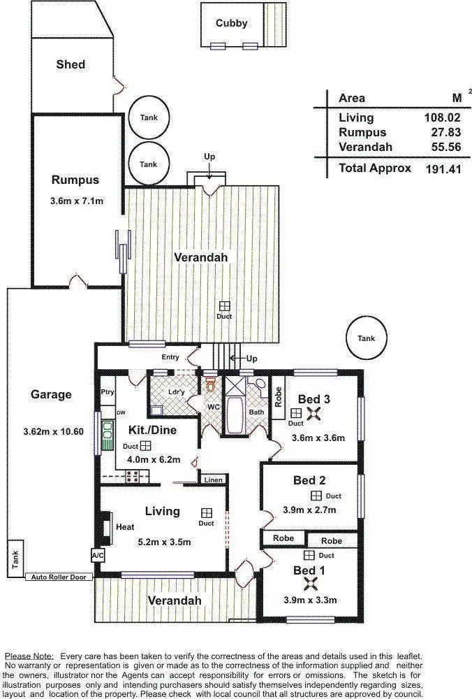 Floorplan of Homely house listing, 5 Michelle Street, Para Hills SA 5096