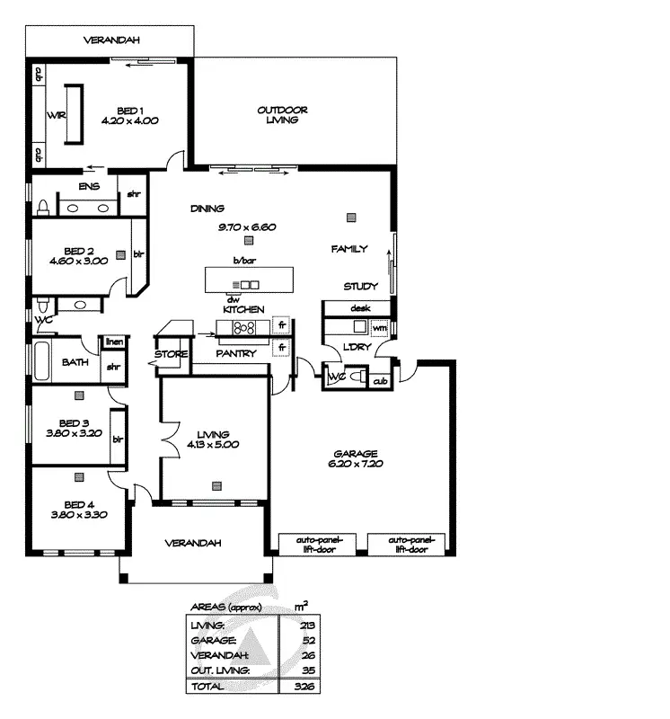 Floorplan of Homely house listing, 10 Hallmark Court, Mount Barker SA 5251