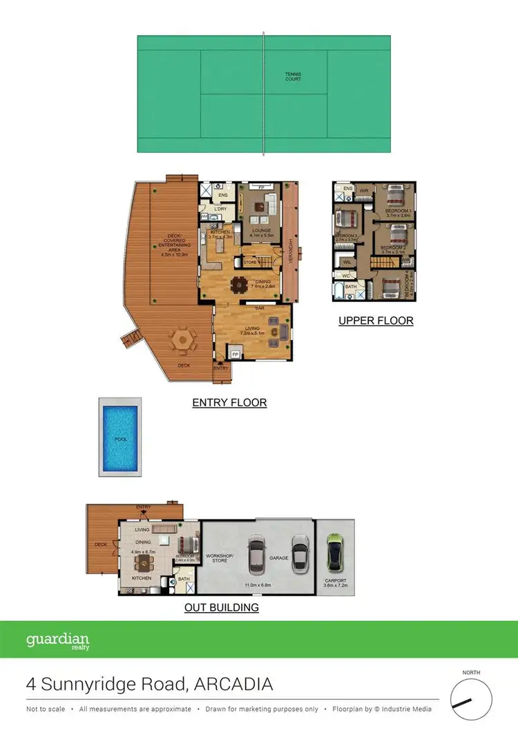 Floorplan of Homely house listing, 4 Sunnyridge Road, Arcadia NSW 2159