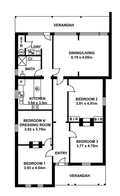 Floorplan of Homely house listing, 15 Dutton Terrace, Medindie SA 5081