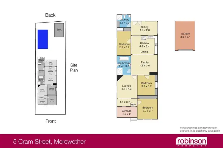 Floorplan of Homely house listing, 5 Cram Street, Merewether NSW 2291
