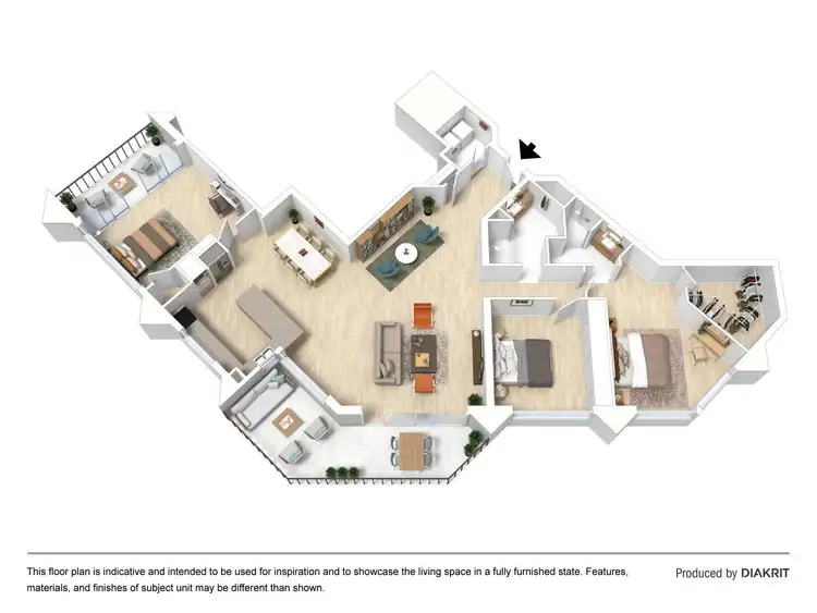 Floorplan of Homely apartment listing, 'ATLANTIS WEST' 2 Admiralty Drive, Paradise Waters QLD 4217