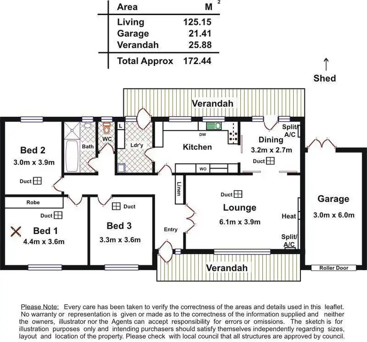 Floorplan of Homely house listing, 9 Francis Street, Bedford Park SA 5042