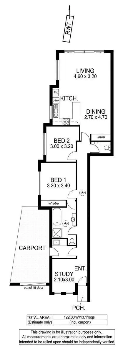 Floorplan of Homely house listing, 18 Travers Street, Sturt SA 5047