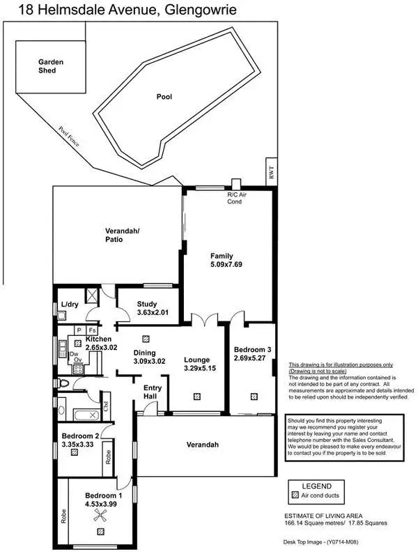Floorplan of Homely house listing, 18 Helmsdale Avenue, Glengowrie SA 5044