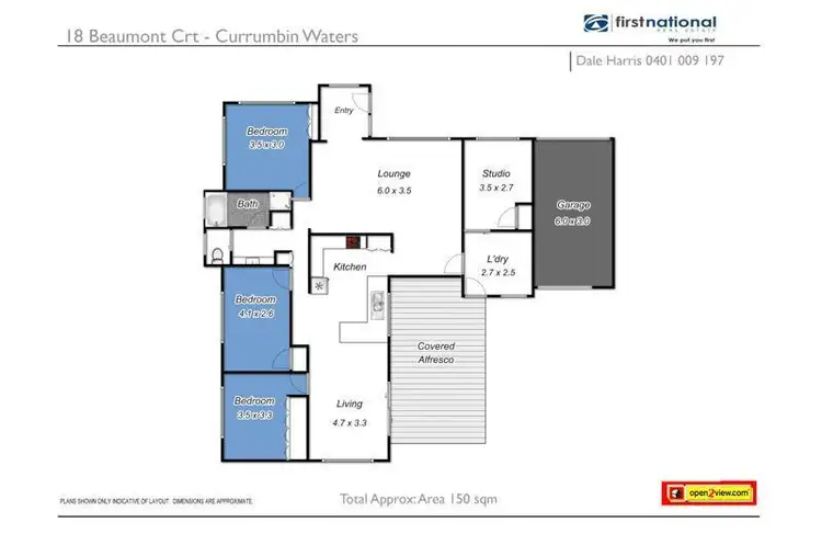 Floorplan of Homely house listing, 18 Beaumont Court, Currumbin Waters QLD 4223