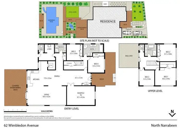 Floorplan of Homely house listing, 62 Wimbledon Avenue, North Narrabeen NSW 2101