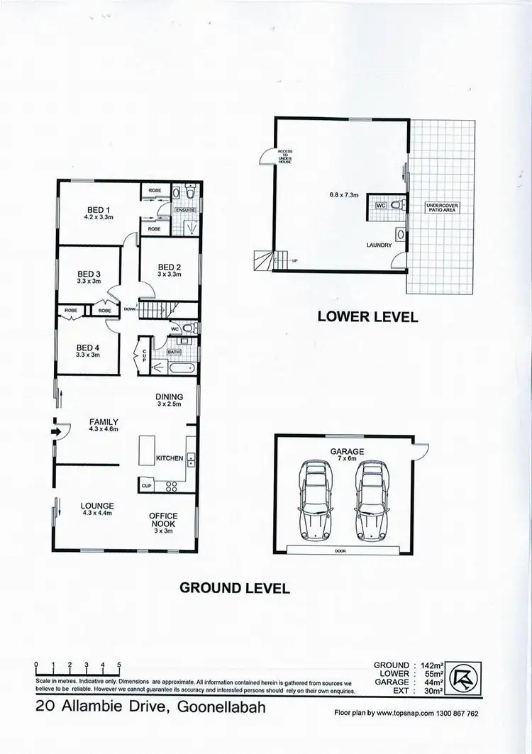 Floorplan of Homely house listing, 20 Allambie Place, Goonellabah NSW 2480