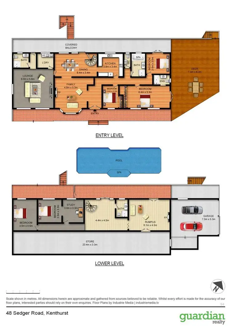Floorplan of Homely house listing, 48 Sedger Road, Kenthurst NSW 2156