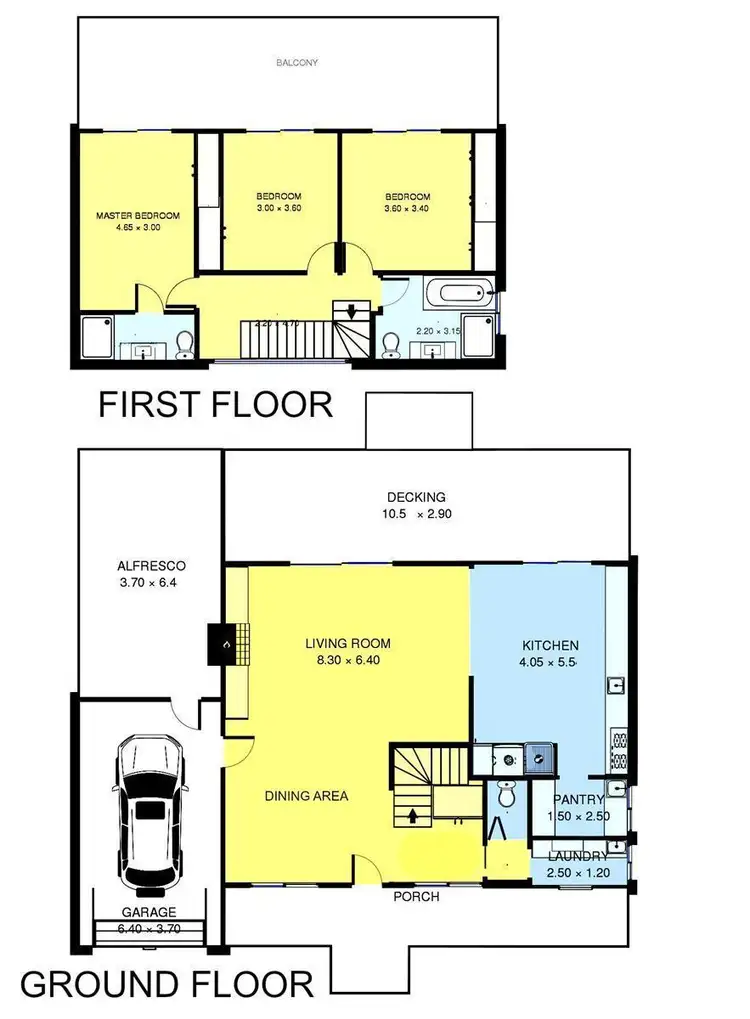Floorplan of Homely house listing, 54 Ramblers Road, Portarlington VIC 3223