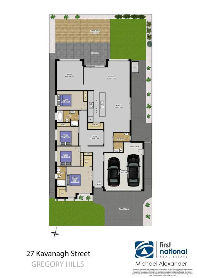 Floorplan of Homely house listing, 27 Kavanagh Street, Gregory Hills NSW 2557