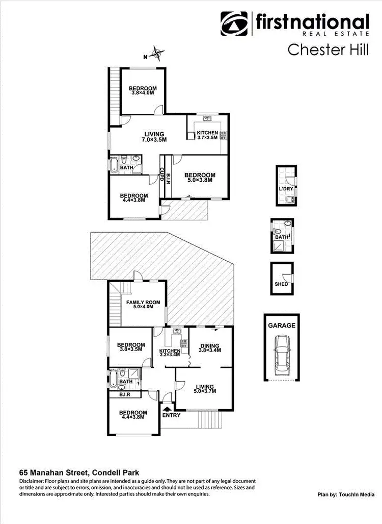 Floorplan of Homely house listing, 65 Manahan Street, Condell Park NSW 2200