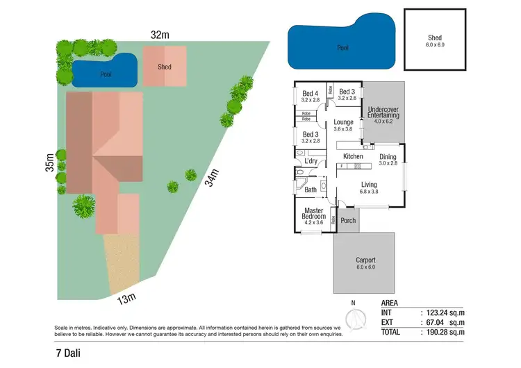 Floorplan of Homely house listing, 7 Dali Court,, Heatley QLD 4814