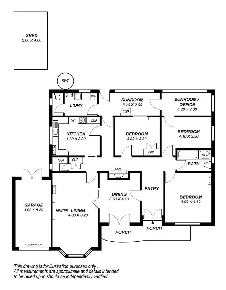 Floorplan of Homely house listing, 12 Sprod Avenue, Toorak Gardens SA 5065