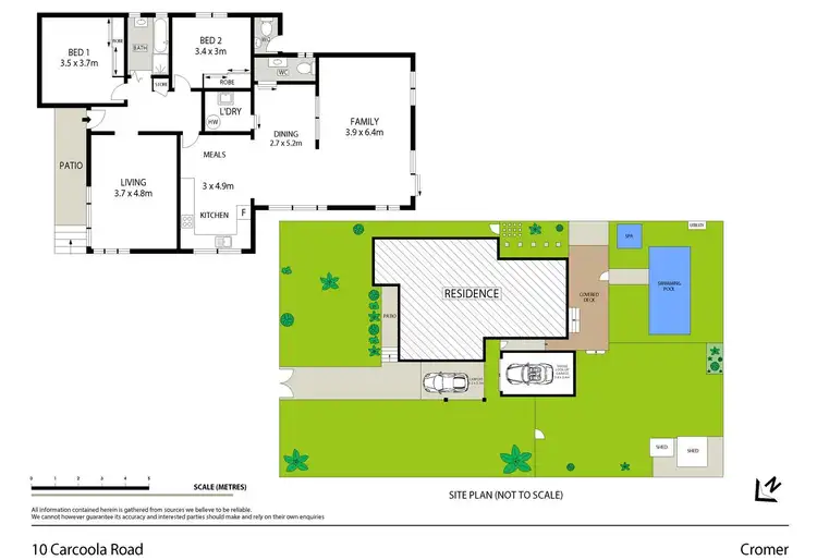 Floorplan of Homely house listing, 10 Carcoola Road, Cromer NSW 2099