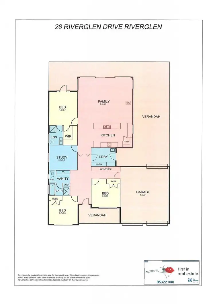 Floorplan of Homely house listing, 26 Riverglen Drive, Murray Bridge SA 5253