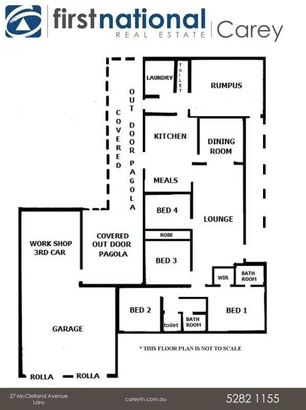 Floorplan of Homely house listing, 545 Bacchus Marsh Road, Lara VIC 3212